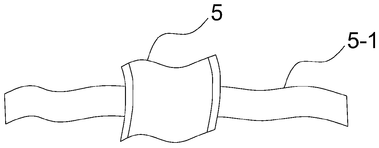 Knee joint replacement postoperative fixing and pressurizing training belt