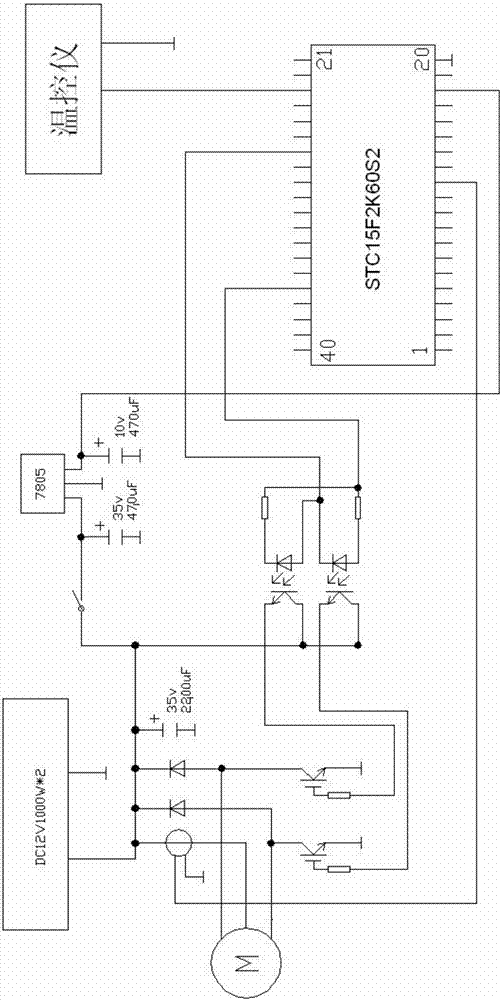 Heating structure capable of automatically increasing insulation value of motor