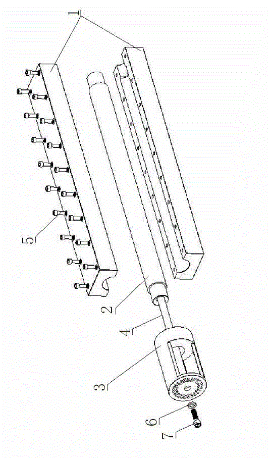 Carbon fiber pipe drawing and extruding die