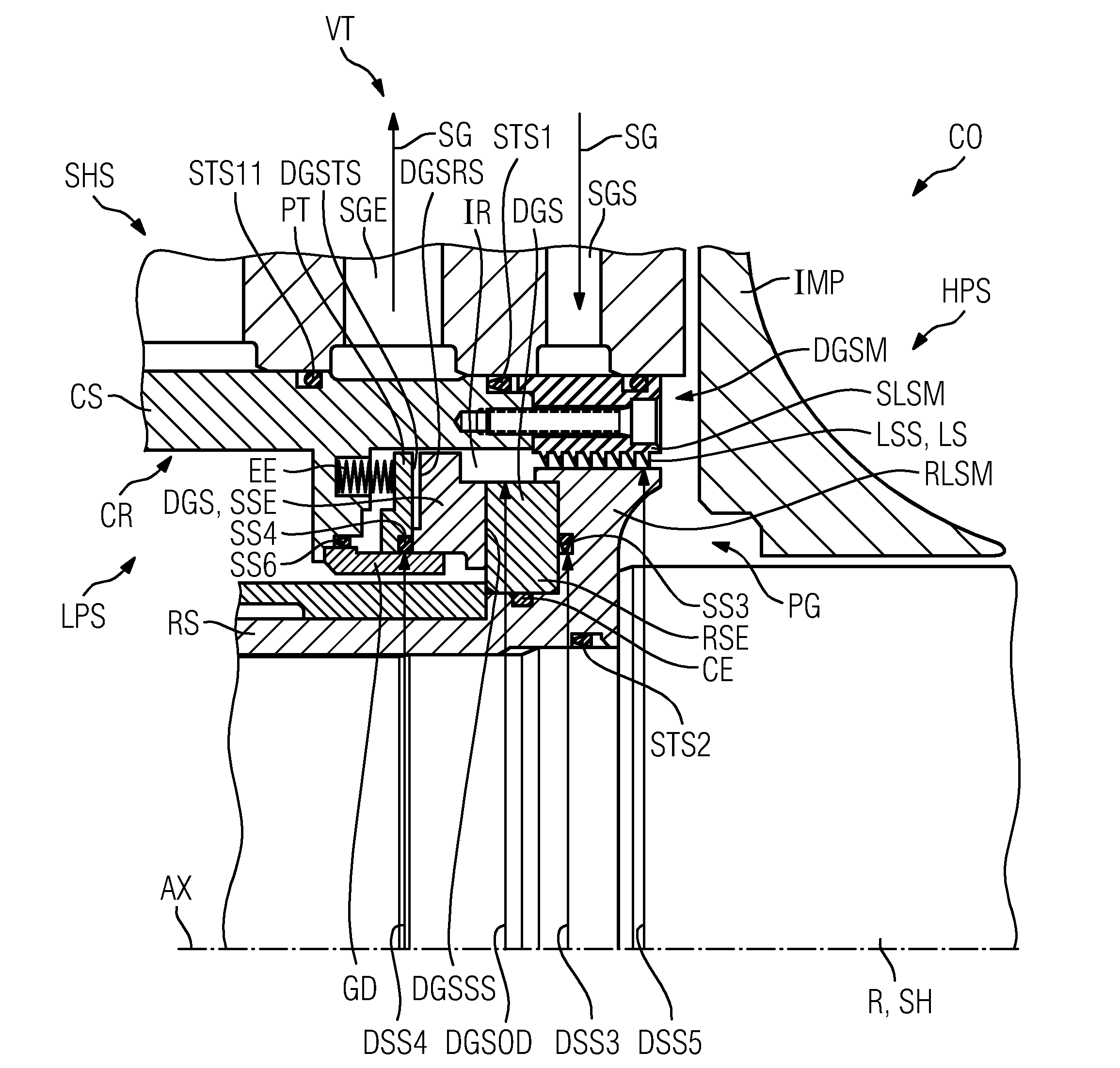 Shaft seal insert