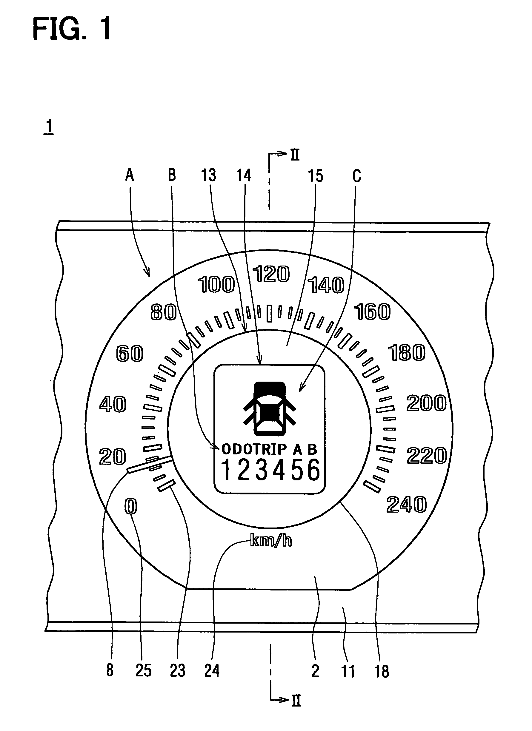 Vehicular display device