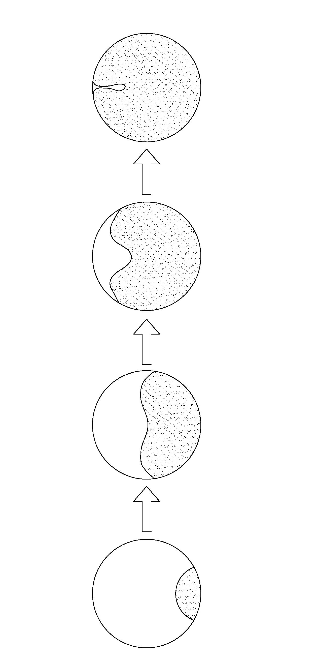 Forming method of trackless lampshade and forming mould