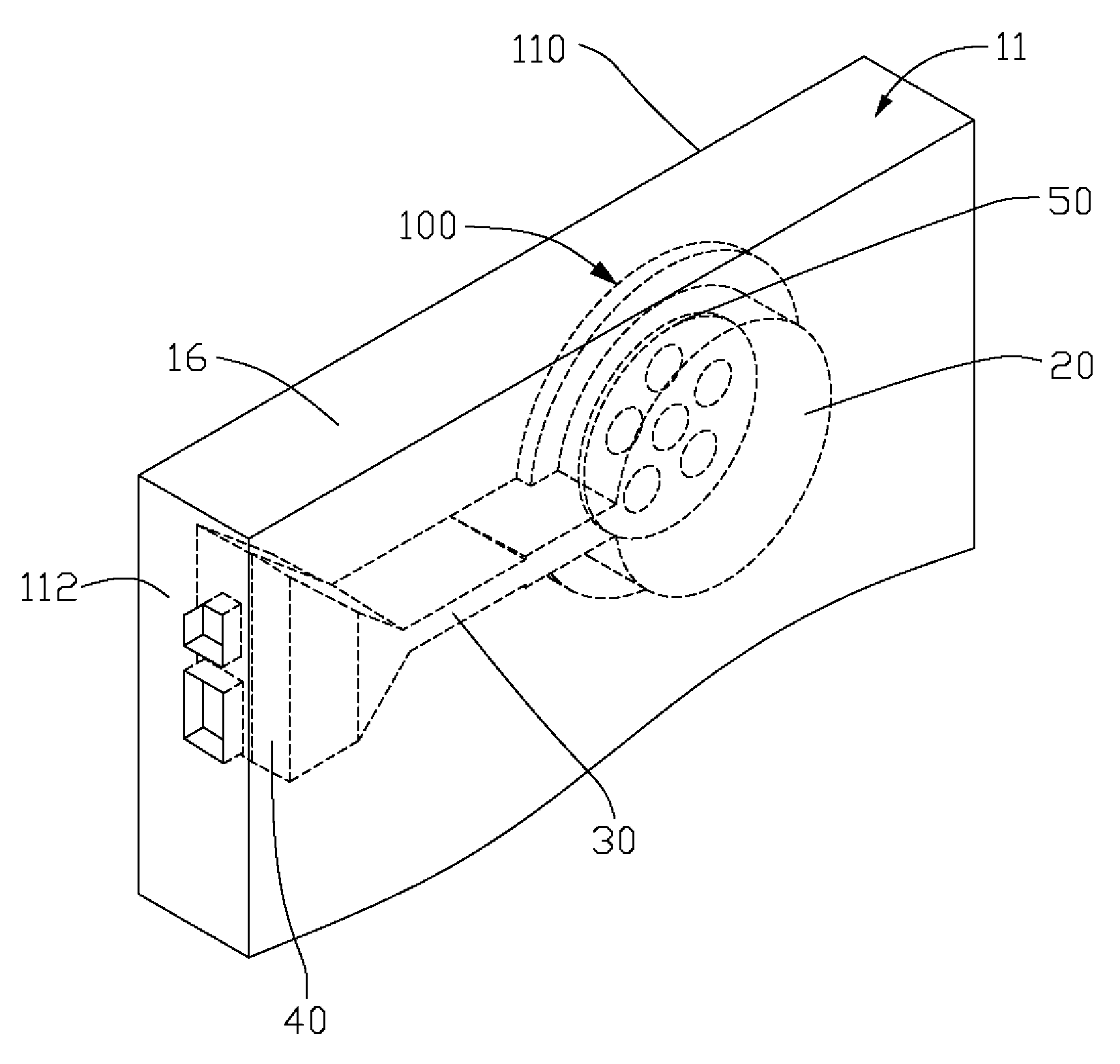 Resonance chamber of mobile phone