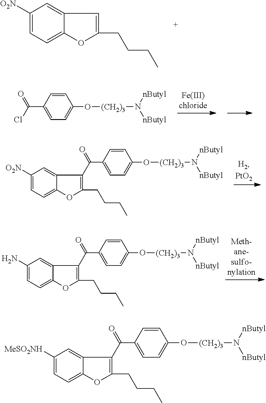 Process for preparation of dronedarone by N-butylation