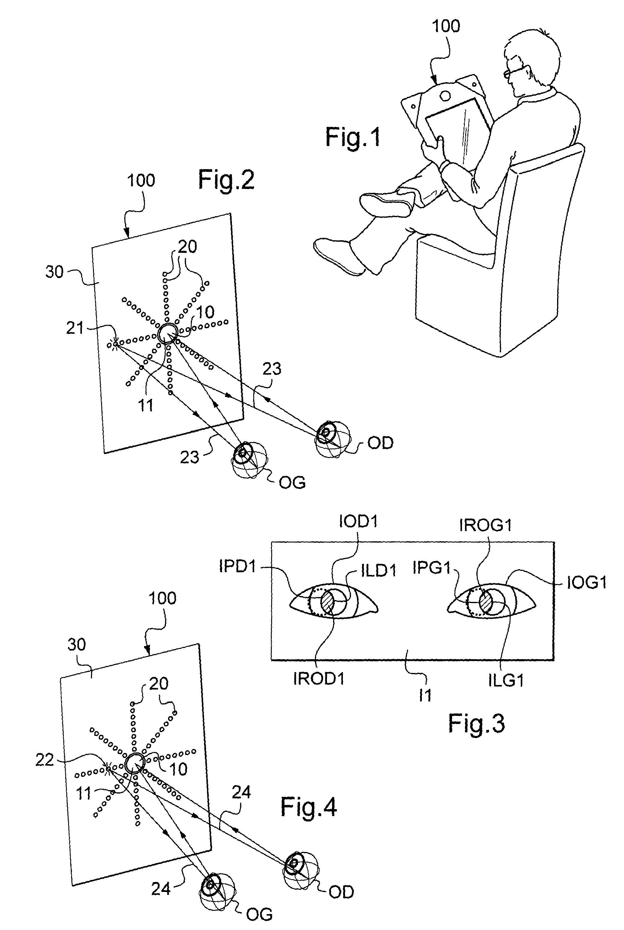 Method and a device for automatically measuring at least one refractive characteristic of both eyes of an individual