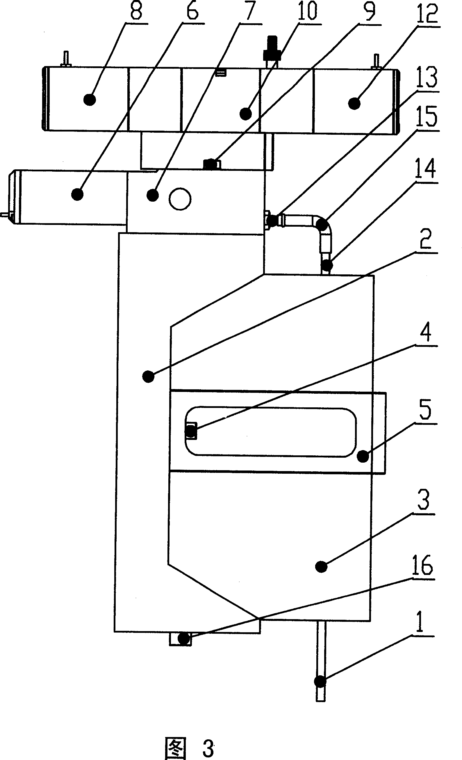 Micro modular pasting header for high speed fully automatic chip machine