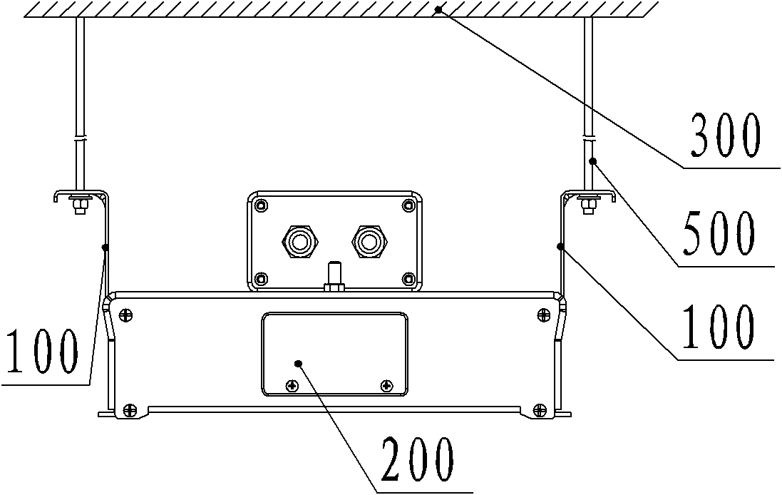 Mounting structure for light