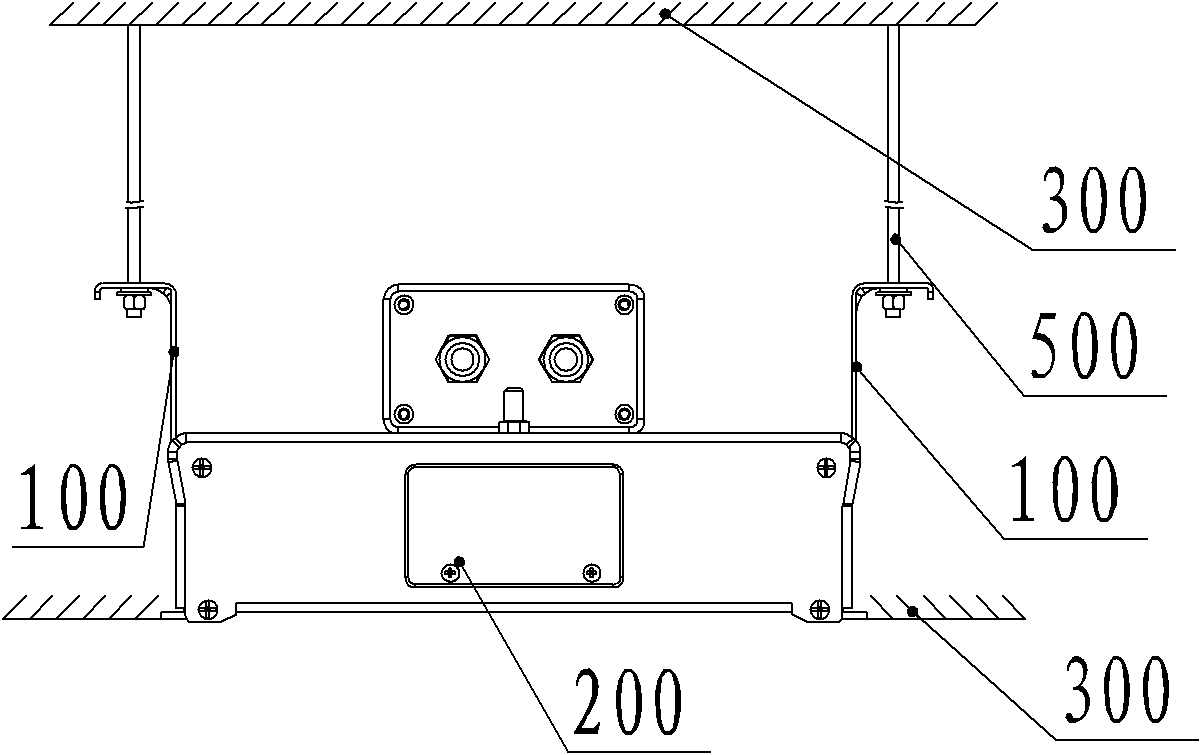 Mounting structure for light