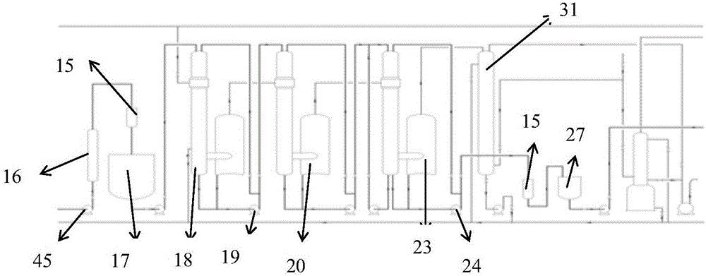 A sugar cane sugar production system