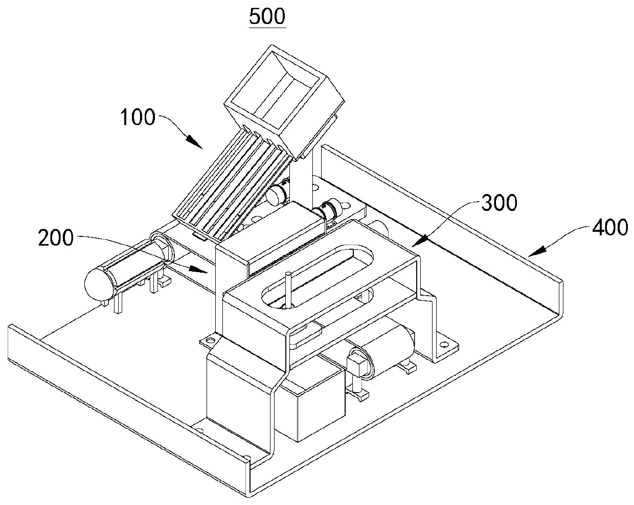 Shrimp peeling machine and shrimp processing system