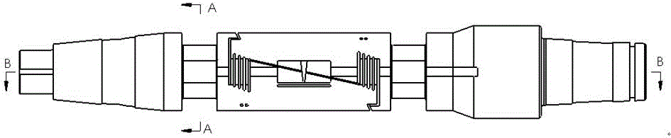 Small asymmetrical reentry body aerodynamic force measuring device supported by air bearing