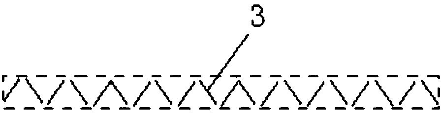 A purification device for exhaust gas containing oil mist