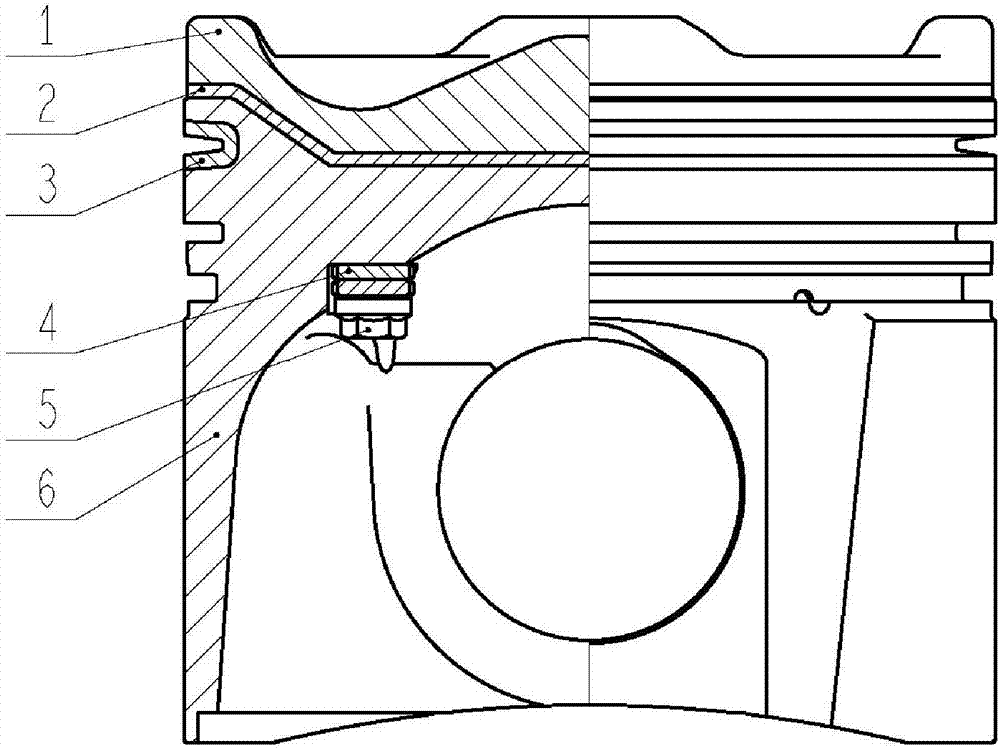 Combined thermal insulation bolt connection structure