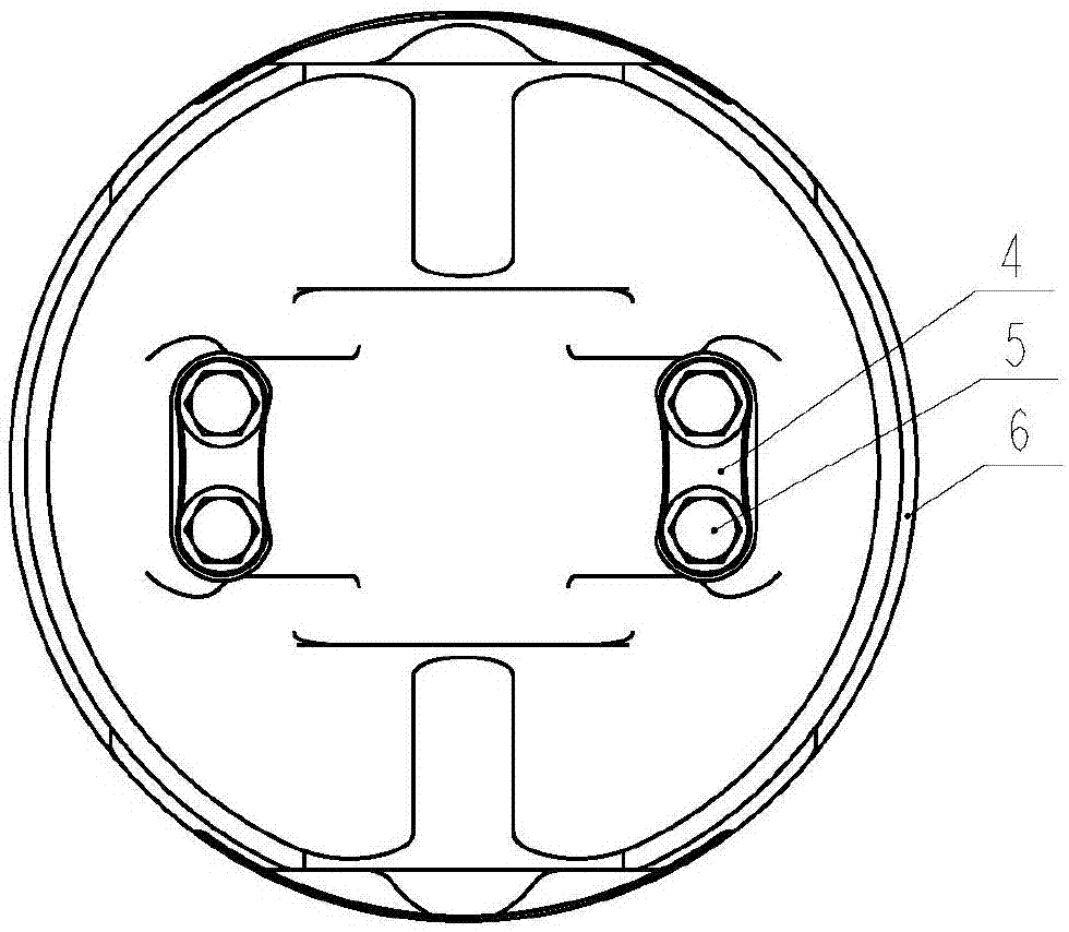 Combined thermal insulation bolt connection structure