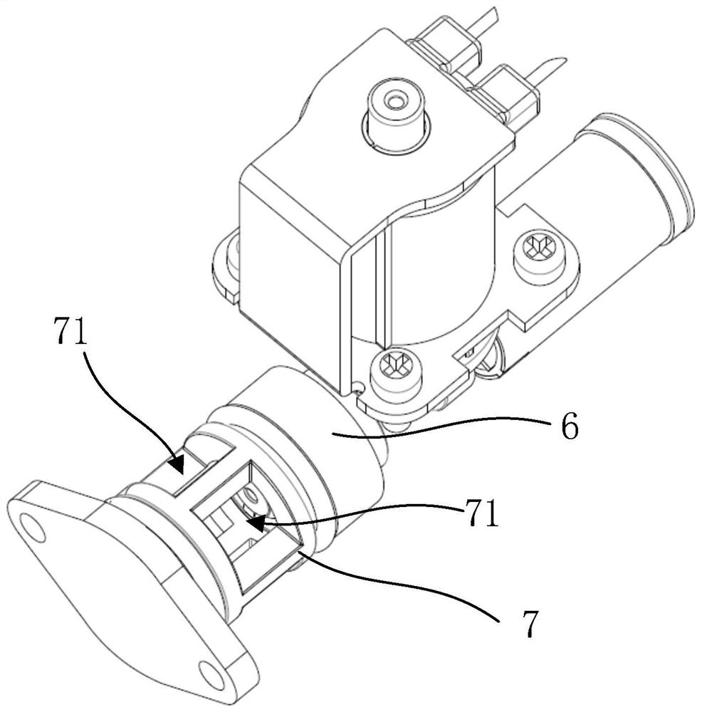 Waterway noise reduction device and water heater comprising same