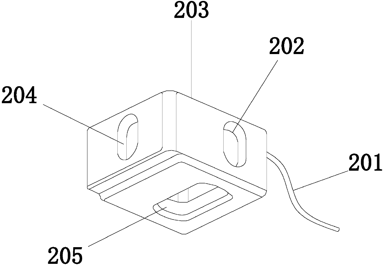 Blind corrugation end gland structure of container