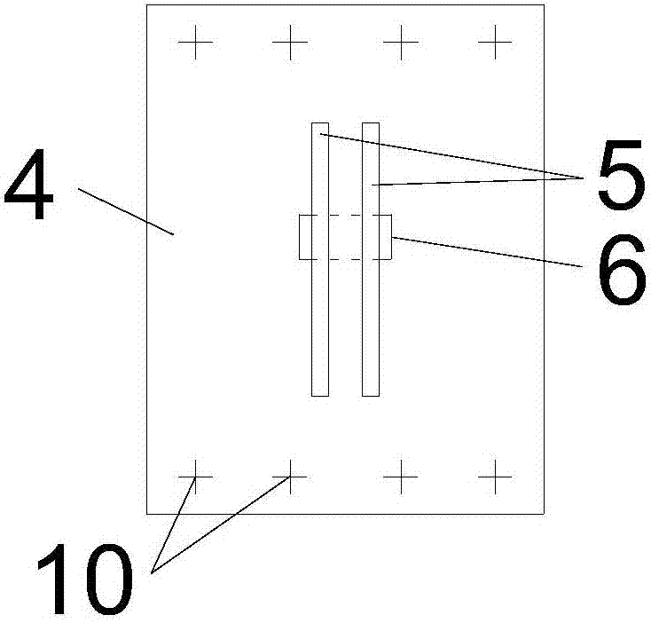 An anti-overturning reinforcement support device for a single-column pier beam bridge