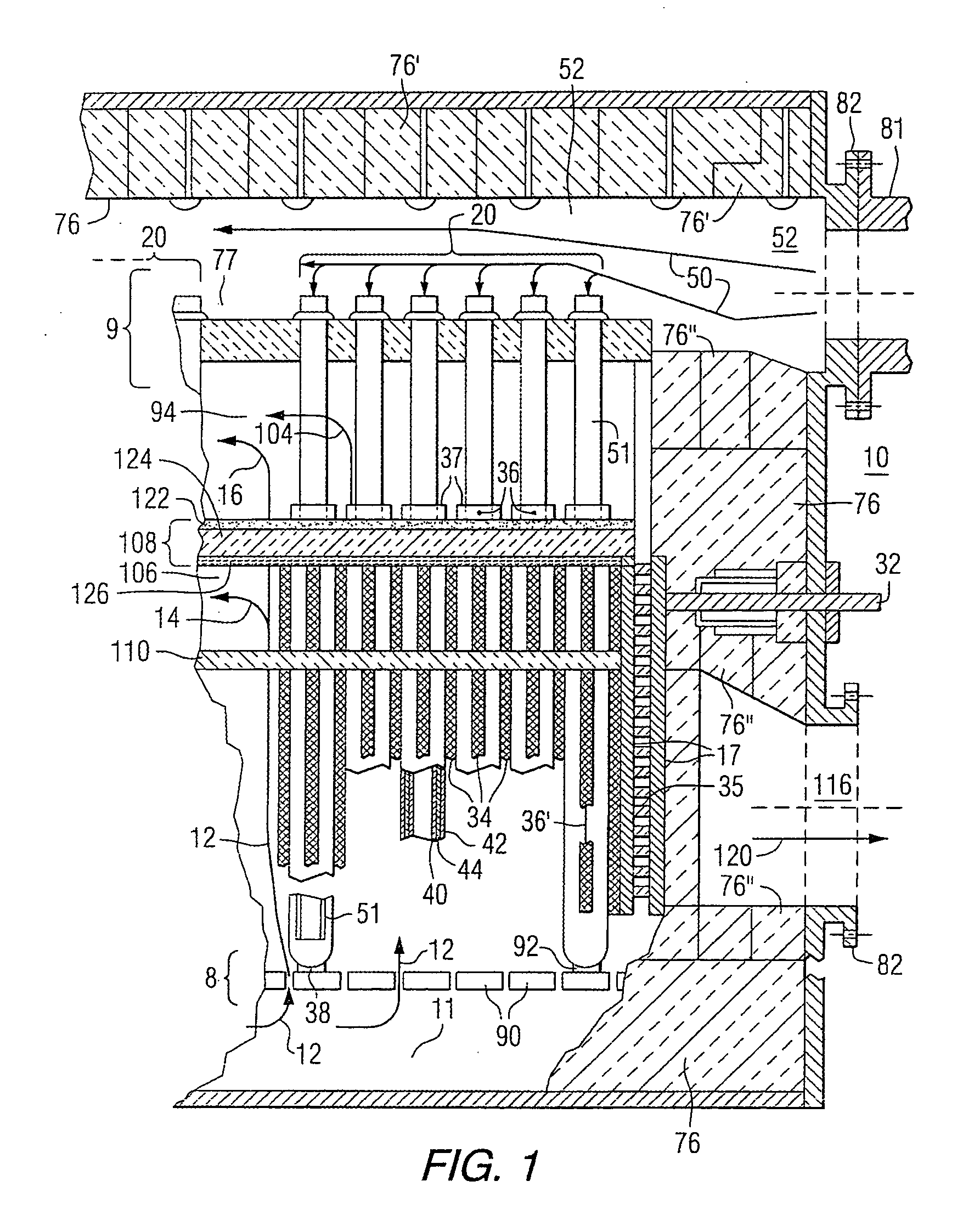 Flexible ceramic gasket for SOFC generator