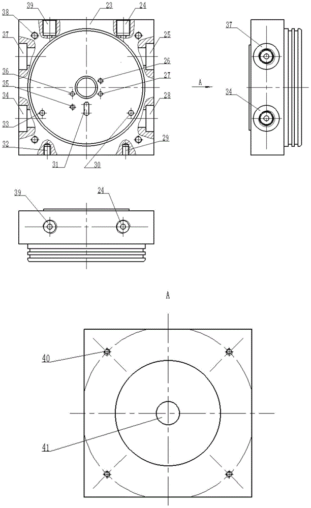 Integrated electro-hydraulic drive regulating valve and control method