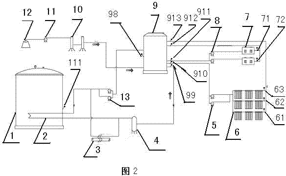 Air-source and solar compound heating type crude oil storage and transportation system