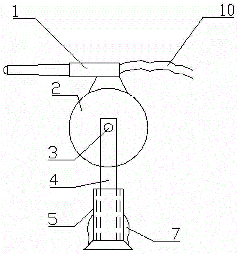 Rotary ball-seat hydraulic impact discharging device