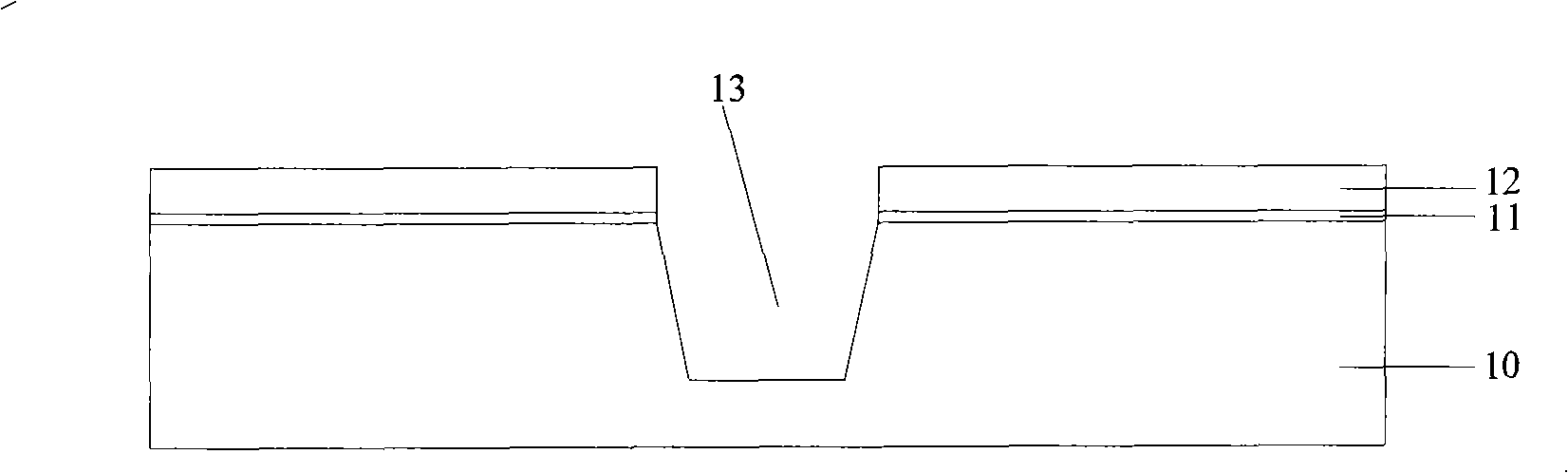 Isolation structure of shallow plough groove and manufacturing method thereof