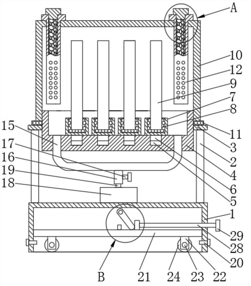 Liquid crystal display screen storage device for 3D printer