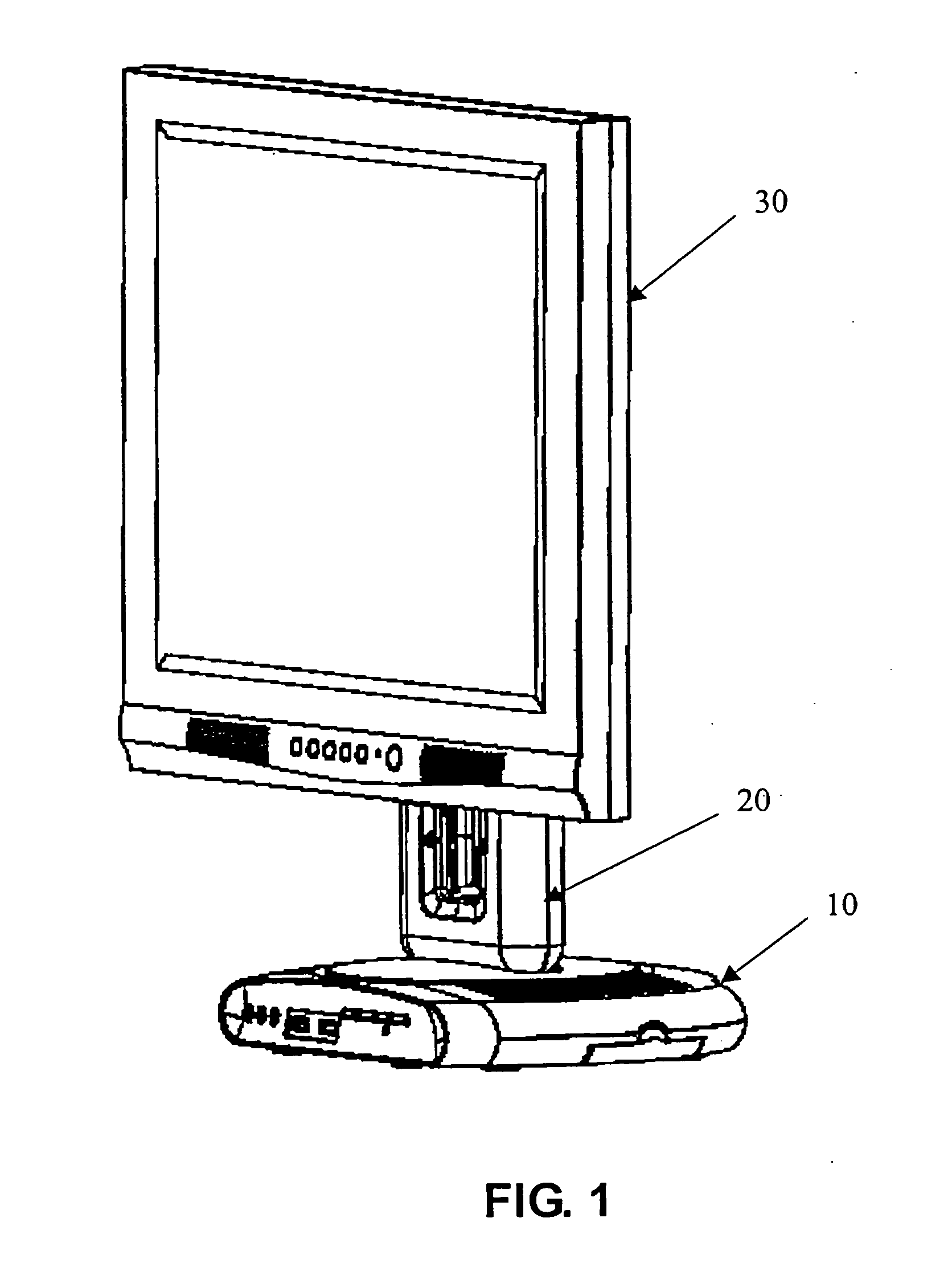 Terminal computer display assembly