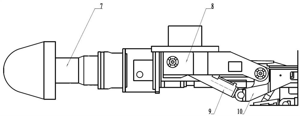 Navigation, positioning and automatic cutting method of a cantilever roadheader