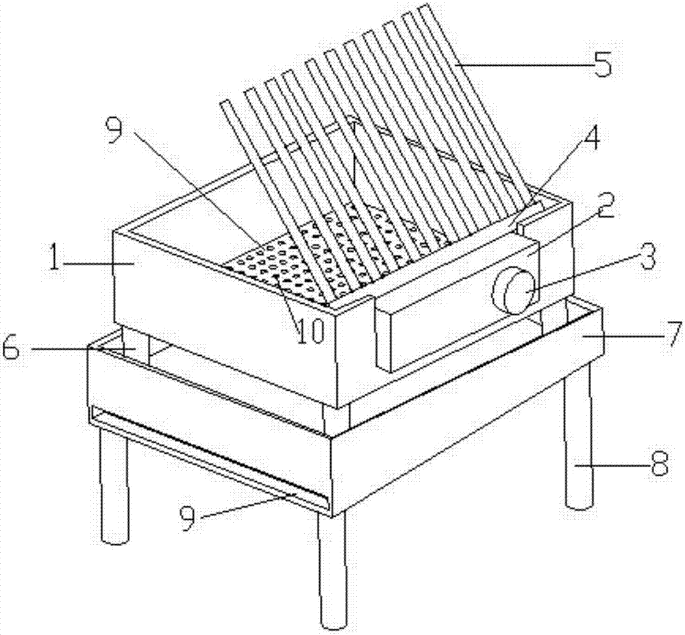 Soybean husking device