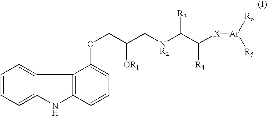 Use of carbazole compounds for the treatment of congestive heart failure