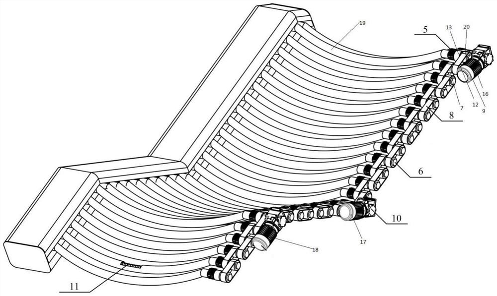 Flexible rehabilitation chair based on variable stiffness adjustment