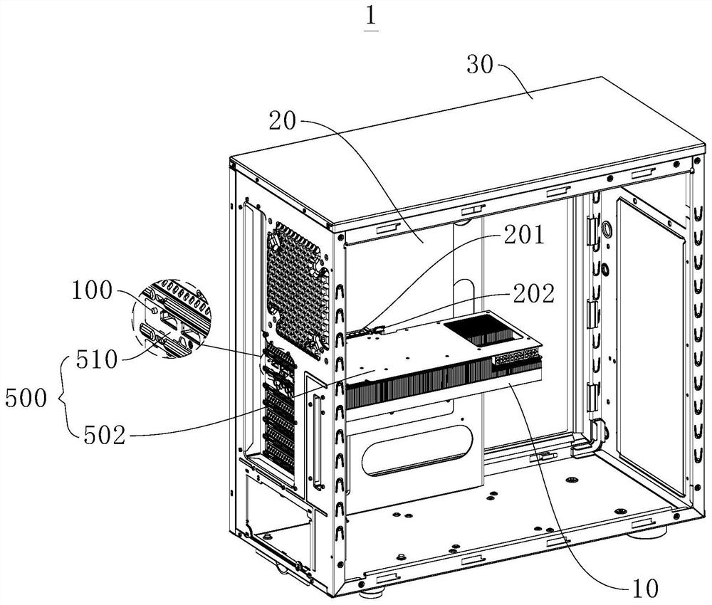 Graphics card device and electronic equipment