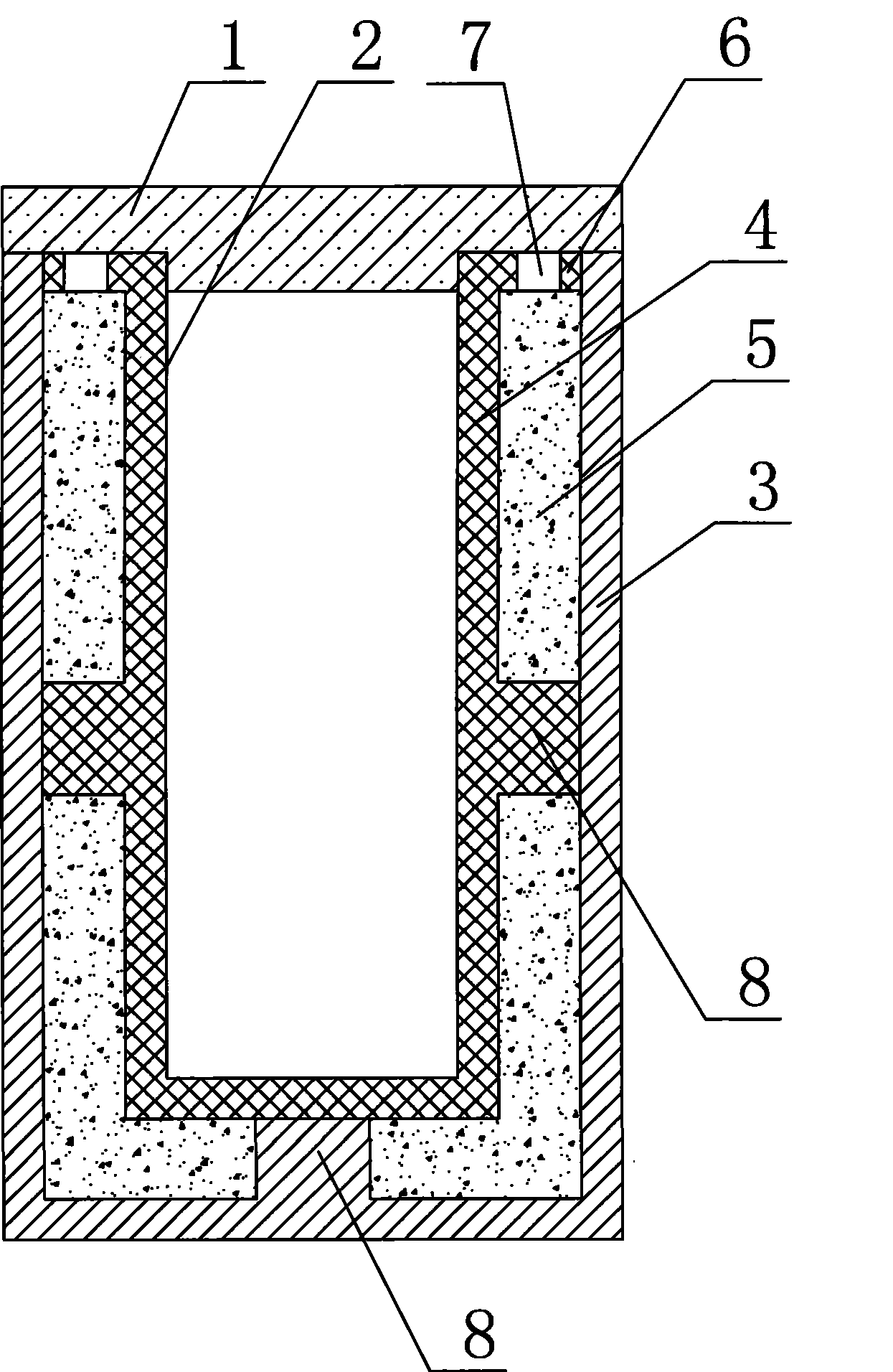 Temperature control case for lithium battery bag