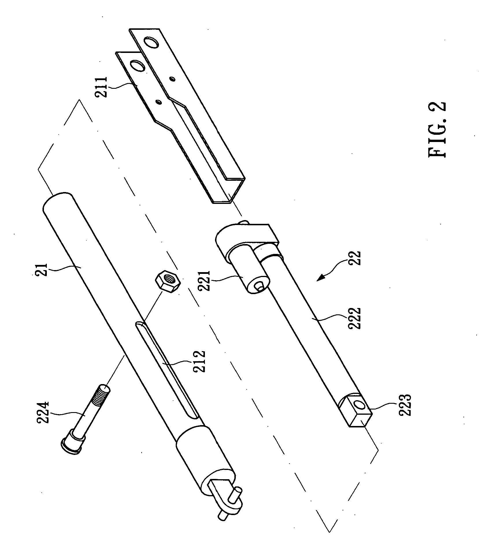 Elliptical exercise machine with adjustable exercising orbit