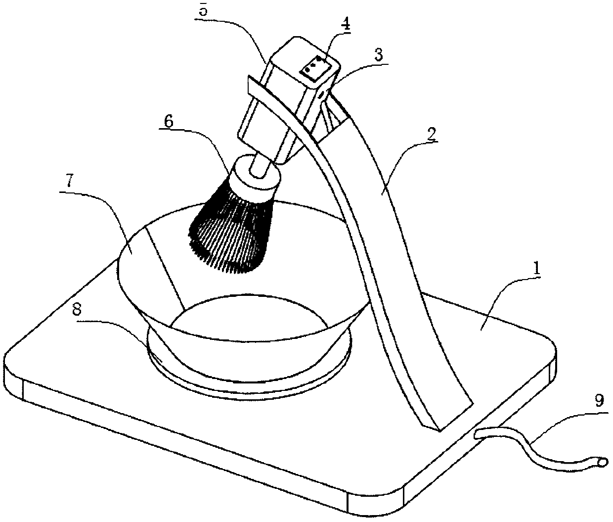 Tea making device based on improved process