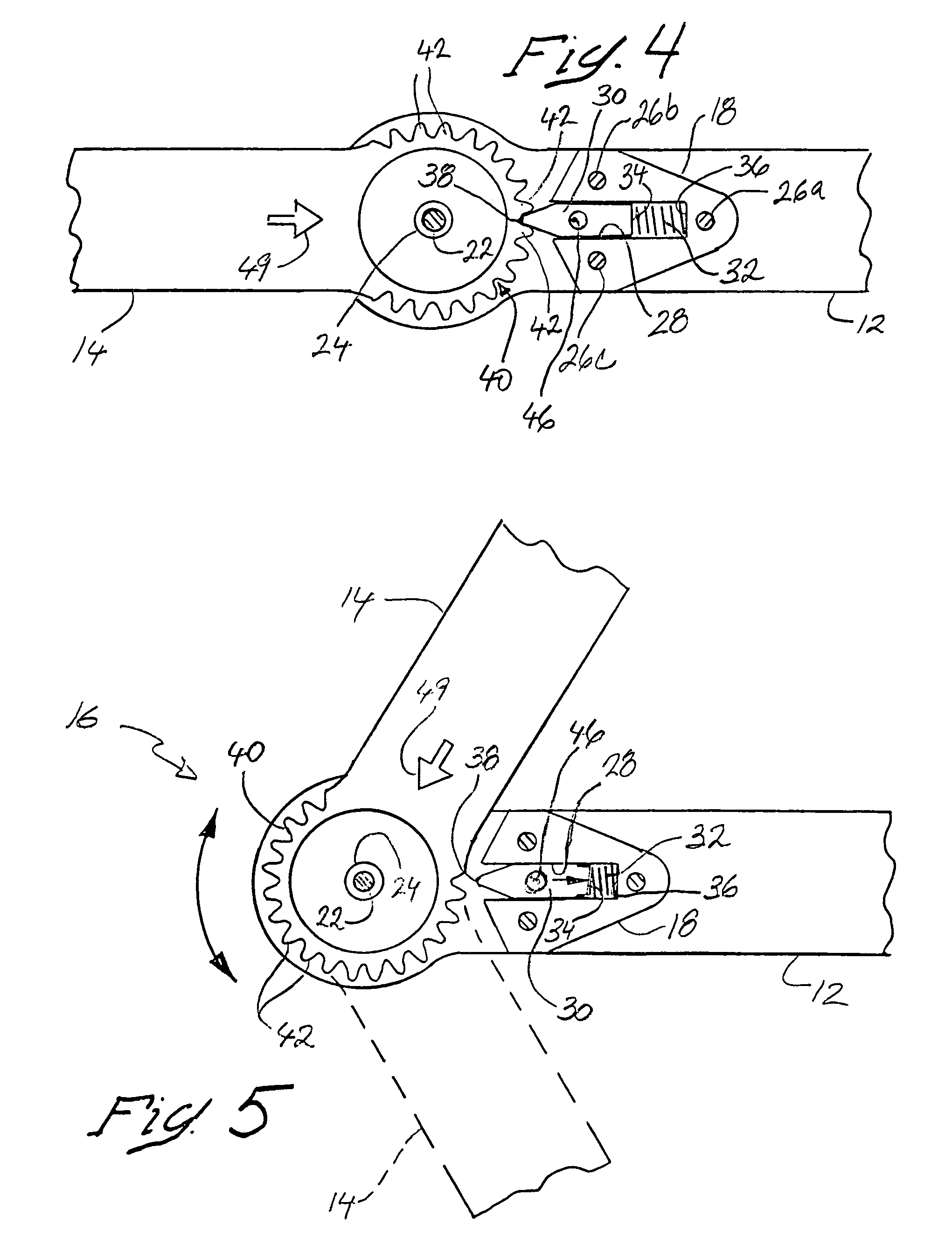 Adjustable hinges for orthopedic splints