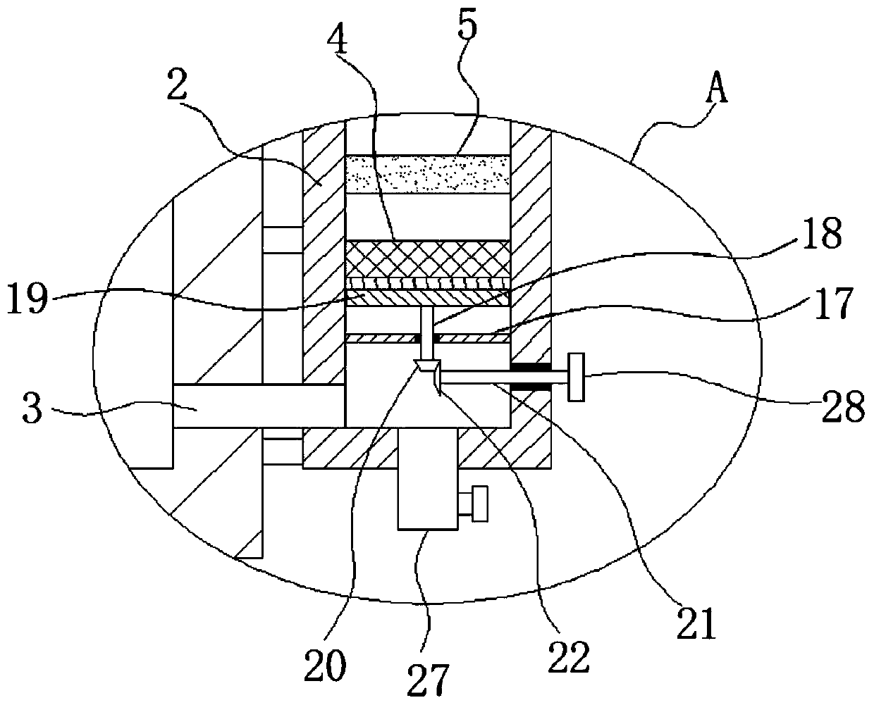 Heat dissipation device of urban network communication machine room