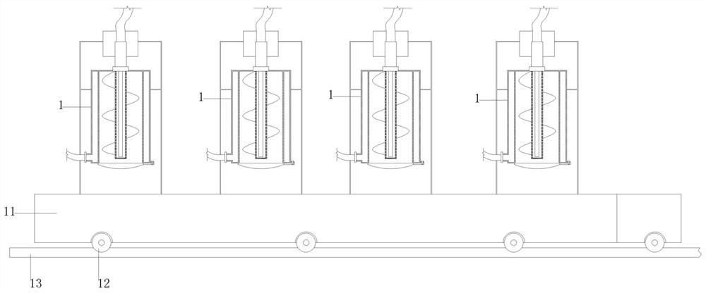 Soil body drying treatment device and soil body drying treatment method