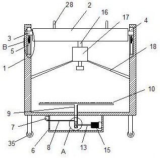 A gynecological fumigation therapeutic instrument