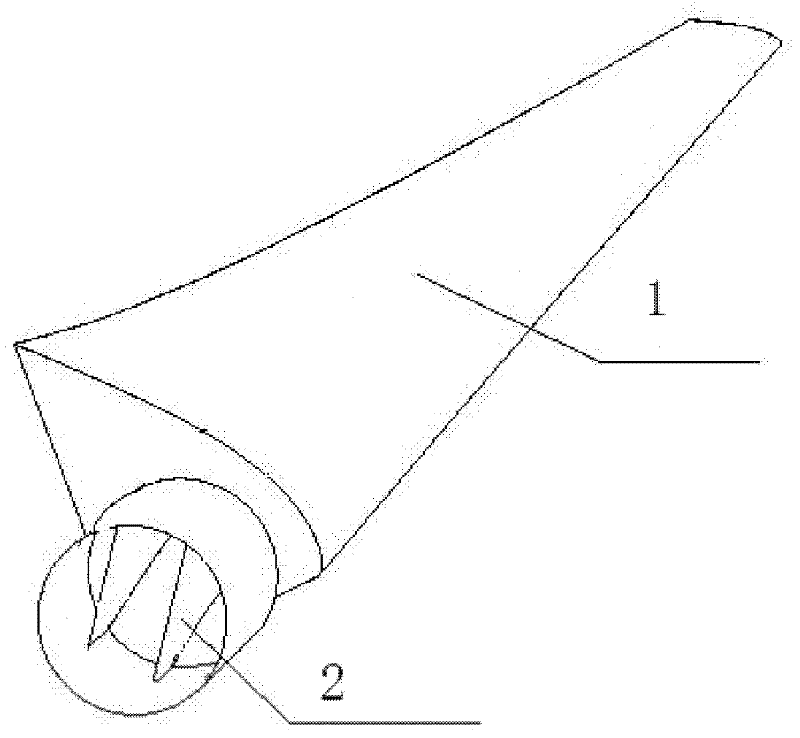 Optimization design method of blades of wind turbine based on topology optimization of structure