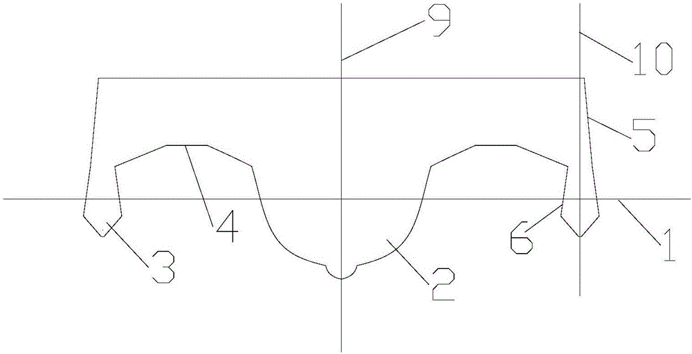 Novel energy-saving three-body ship form