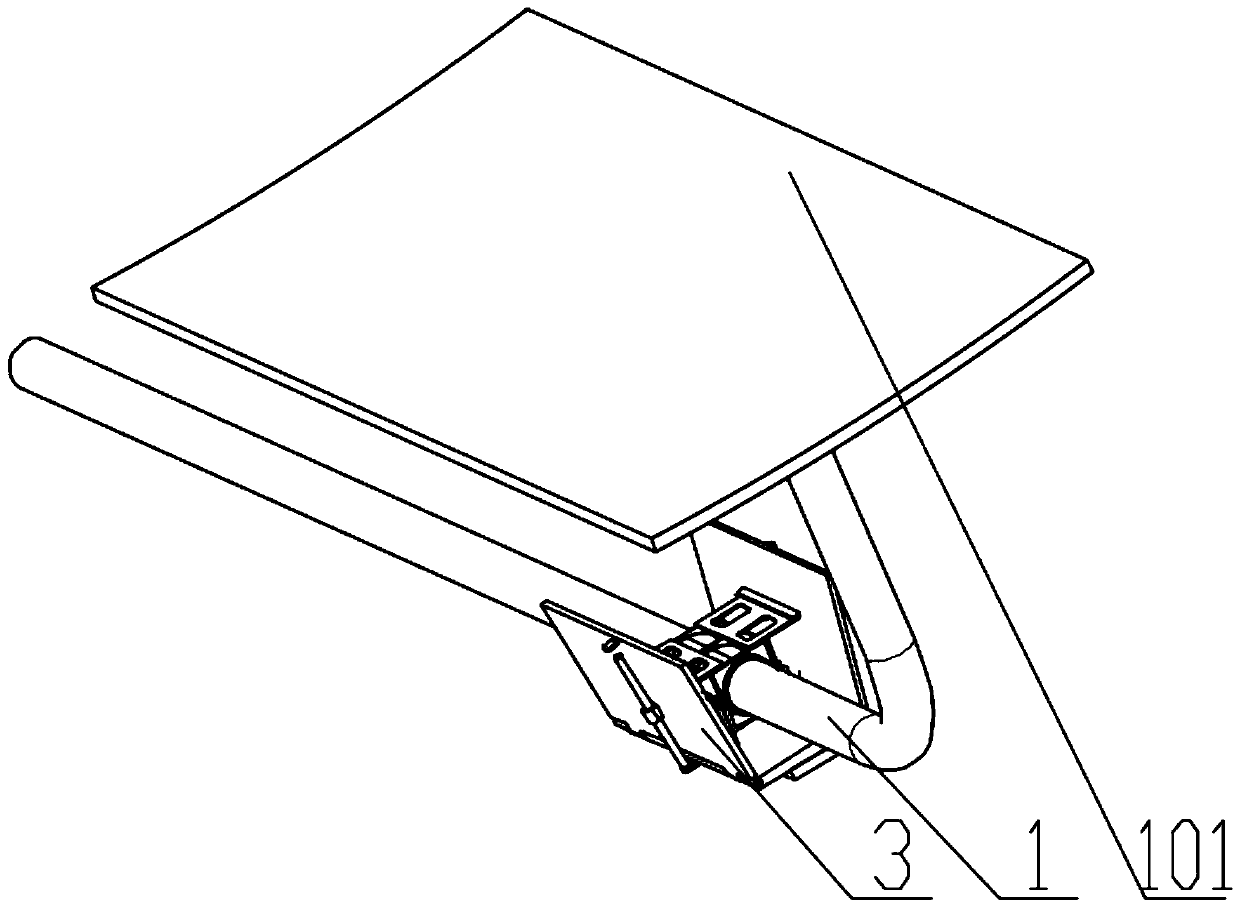 Fixed deep sea platform discardable adsorption preventing bottom sitting device