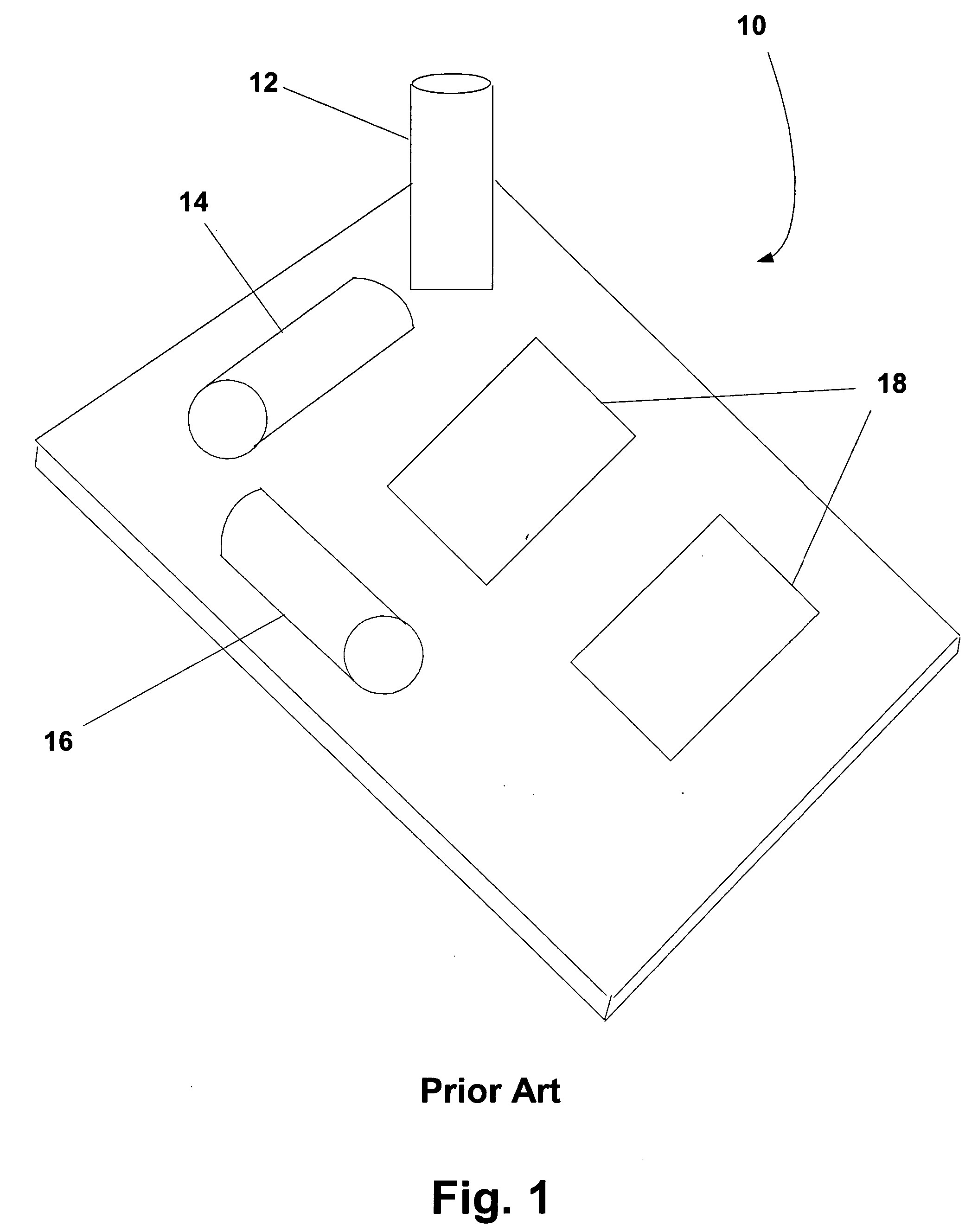 System and method for multiple antennas having a single core