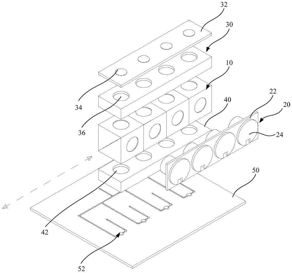 In vitro diagnostic analysis system and optical detection device