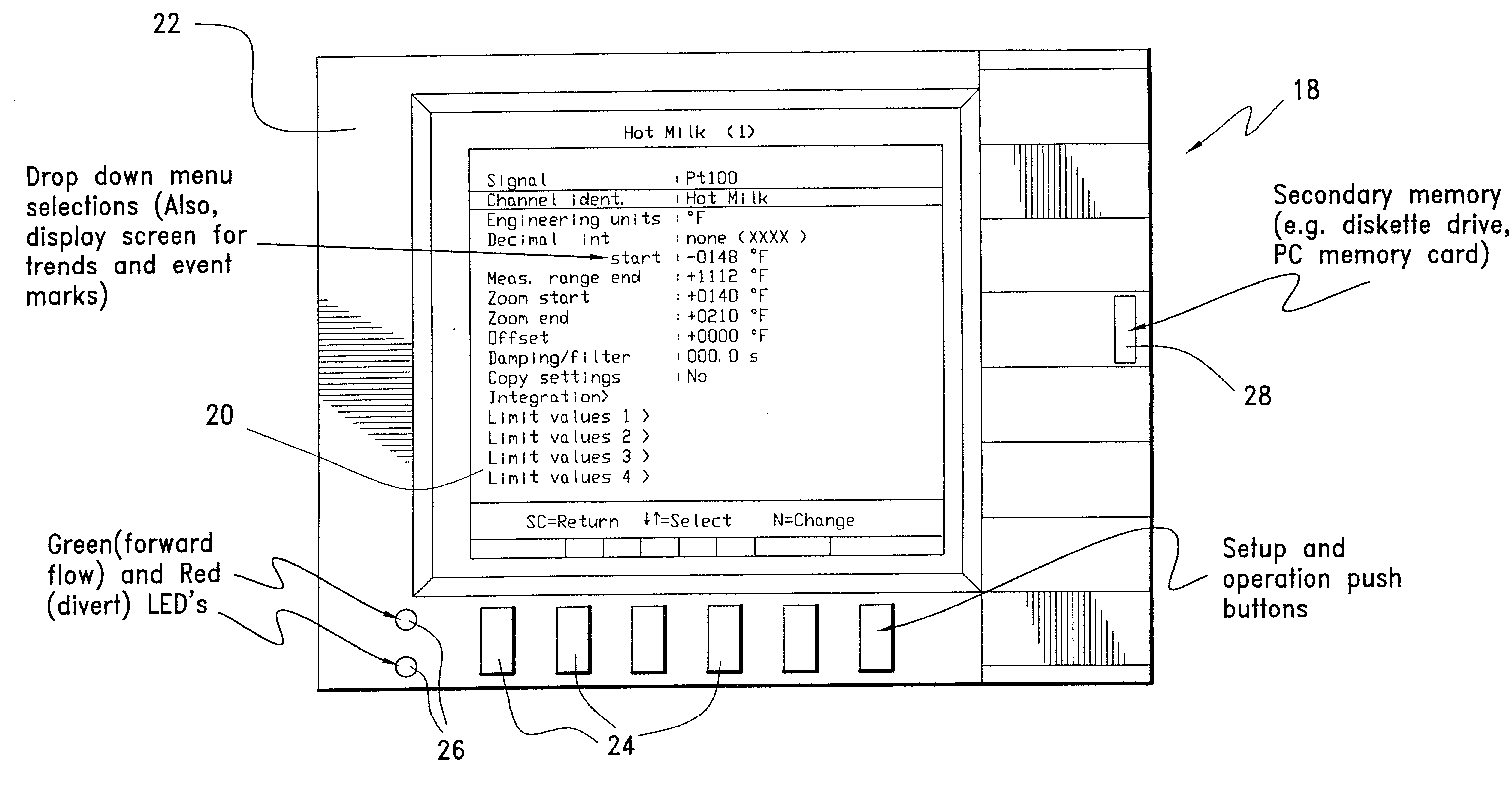 Paperless recorder for tamper-proof recording of product process information