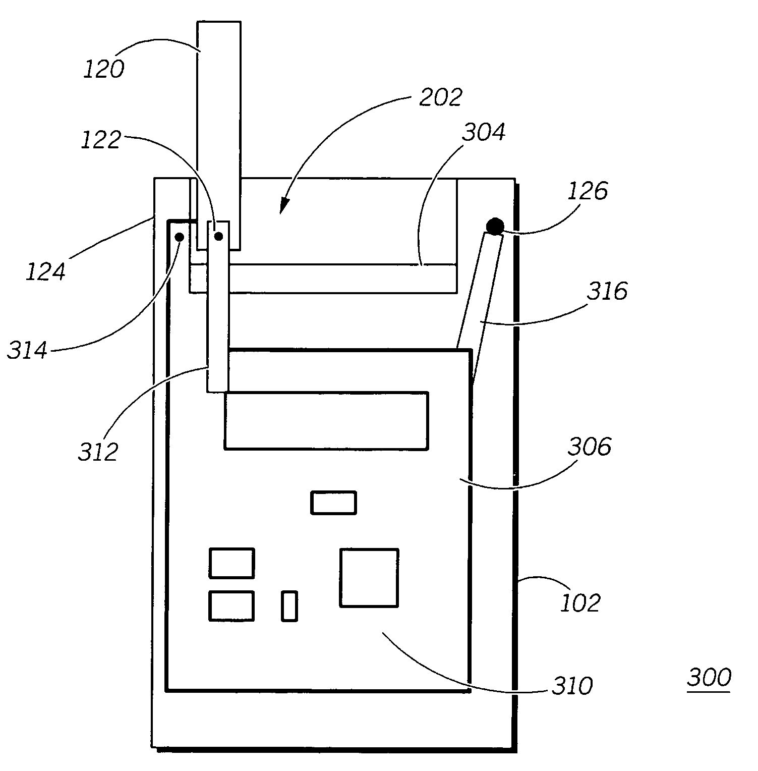 Antenna structure for devices with conductive chassis