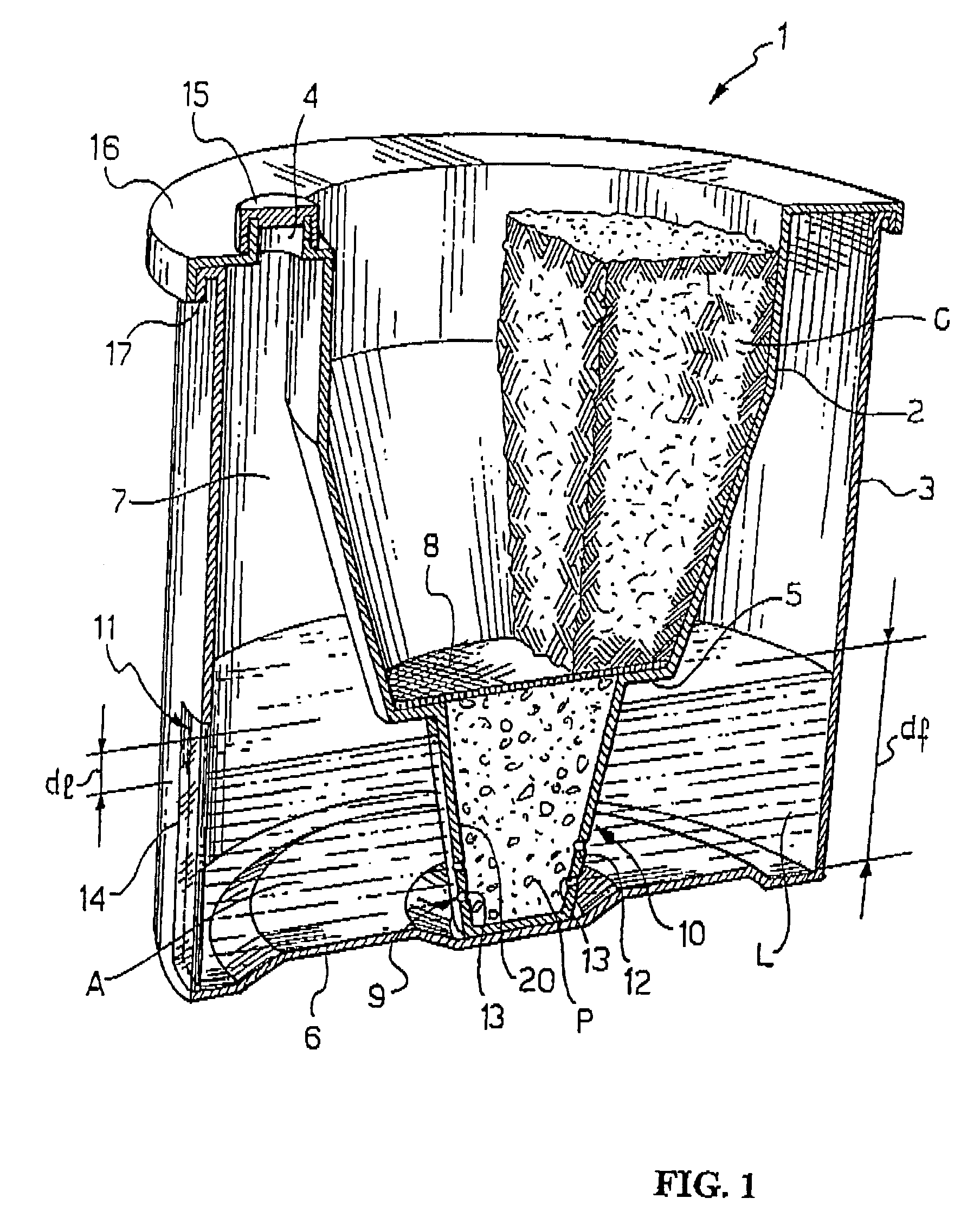 Container for the cultivation of plants