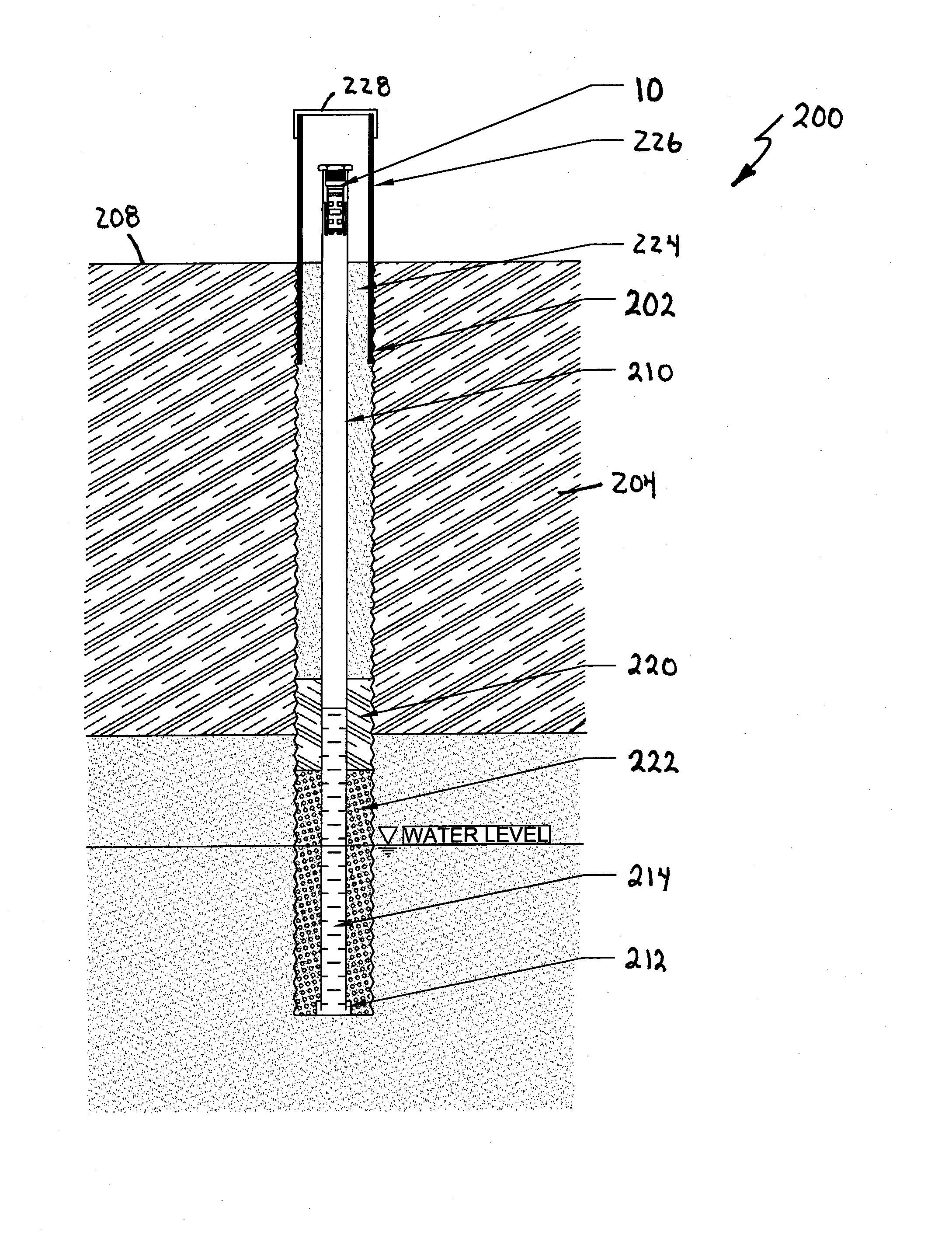 Liquid level measurement device and installation incorporating the same