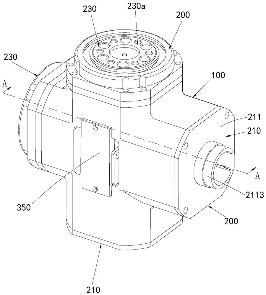 Double-shaft output steering gear and robot